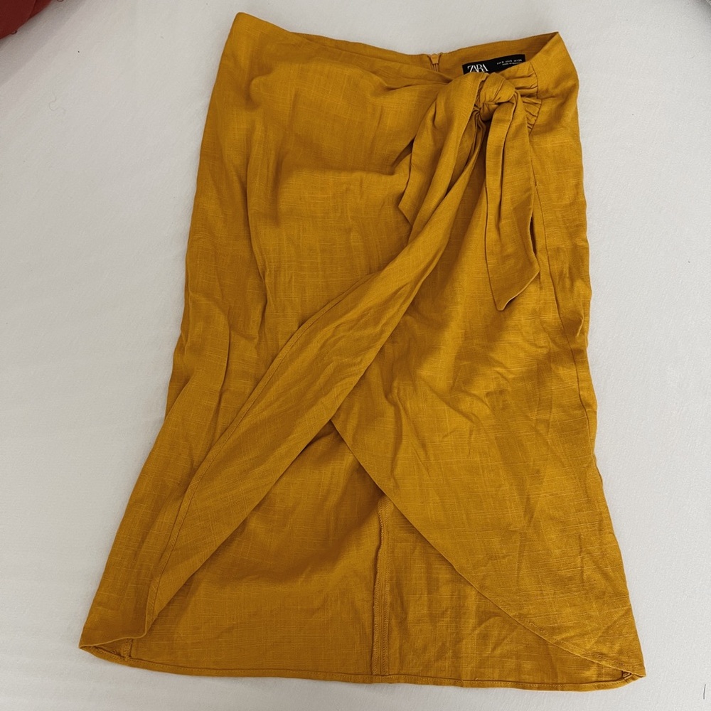 Zara wrap skirt